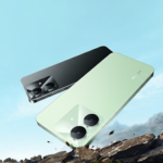 Smartphone Realme Note 60x verde vista traseira RMX3938