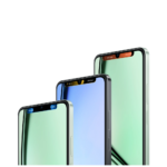 Smartphone Realme Note 60x verde e preto com tela frontal RMX3938