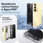 Celular Realme C75 8GB RAM 256GB NFC com resistência à água e poeira