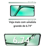 Smartphone Realme Note 60x tela 6,74 polegadas 90Hz RMX3938