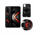 Infinix GT 30 Pro 5G Dark Flare com capa gamer e cooler magnético