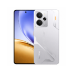 Smartphone realme 14 5G NFC cinza silver frente e verso