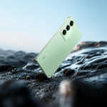 Realme C71 5G verde com acabamento moderno