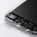 Realme C71 4G NFC com bateria 6300mAh e estrutura interna reforçada