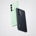 Realme C71 5G verde e preto visão traseira