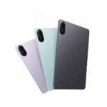 Tablet Xiaomi Redmi Pad 2 nas cores roxo, verde e grafite