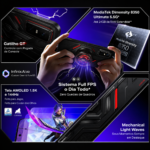 Infinix GT 30 Pro 5G com MediaTek Dimensity 8350 Ultimate e tela AMOLED 144Hz