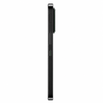 Perfil lateral do Infinix GT 30 Pro 5G preto mostrando botões e câmera